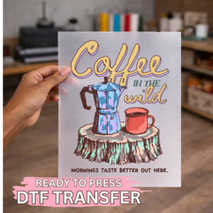 Coffee In the Wild DTF TRANSFER