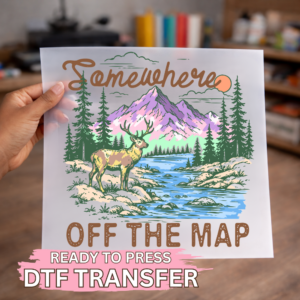 Somewhere Off The Map DTF TRANSFER