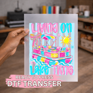 Preppy Stripped Lake Time DTF TRANSFER