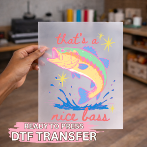 Preppy Bass Fish DTF TRANSFER