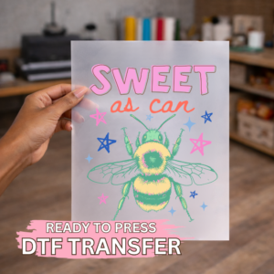Preppy Sweet as Can Bee DTF TRANSFER