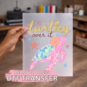 Preppy Summer Turtle DTF TRANSFER