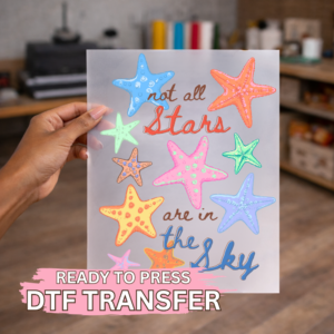Preppy Starfish DTF TRANSFER