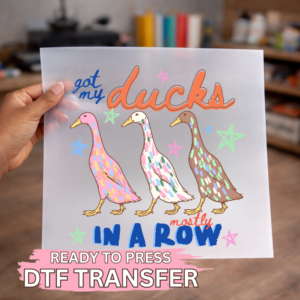 Preppy Ducks in A Row DTF TRANSFER